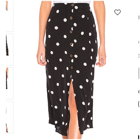 Free People Dresses & Skirts - Free People Retro Love Midi Skirt Polka Dots 10